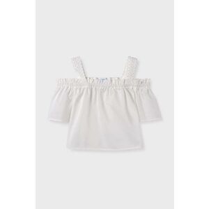 Mayoral bluza copii culoarea bej, neted imagine