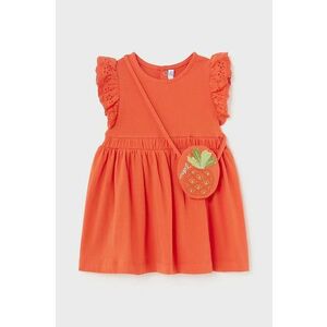 Mayoral rochie bebe culoarea portocaliu, mini, evazati imagine