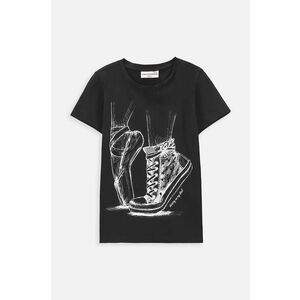 Coccodrillo tricou copii culoarea negru imagine