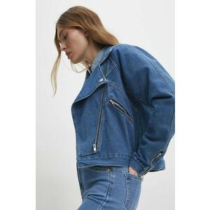 Answear Lab geacă din denim femei, de tranziție imagine