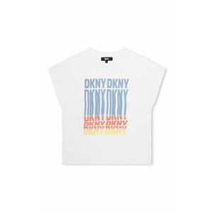 Dkny tricou copii culoarea alb imagine