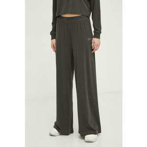 American Vintage pantaloni de trening culoarea gri, neted imagine