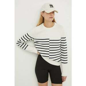 G-Star Raw pulover din amestec de lana femei, culoarea bej imagine