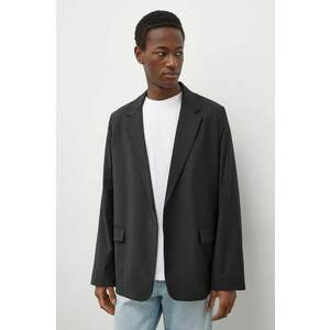 Drykorn sacou din lana culoarea negru, un singur rand de nasturi, neted imagine