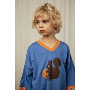 Mini Rodini tricou de bumbac pentru copii Squirrel cu imprimeu imagine