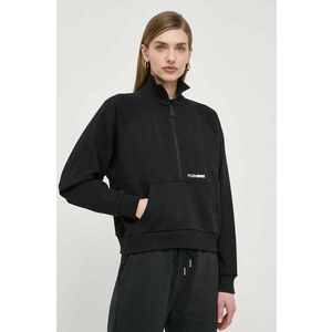 PLEIN SPORT bluza femei, culoarea negru, cu imprimeu imagine