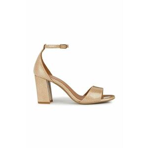 Geox sandale de piele D NEW ERAKLIA 80 culoarea bej, D35RPA 000FM C8191 imagine