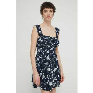 Hollister Co. rochie culoarea albastru marin, mini, evazati imagine