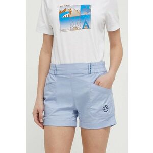 LA Sportiva pantaloni scurți outdoor Escape neted, medium waist imagine