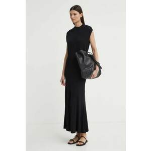 AERON rochie GULF culoarea negru, maxi, mulata, AW24RSDR501484 imagine