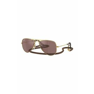 Ray-Ban ochelari de soare copii JUNIOR AVIATOR culoarea maro, 0RJ9506S imagine