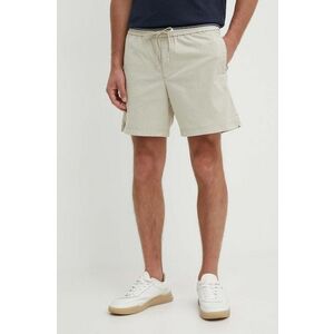 BOSS Orange pantaloni scurți bărbați, culoarea bej, 50514353 imagine