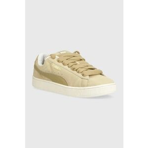Puma sneakers din piele Suede XL culoarea bej, 395205 imagine
