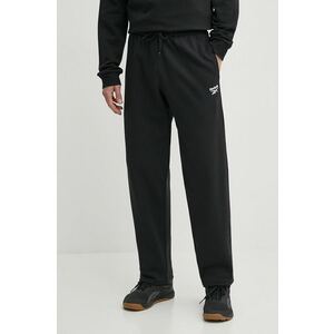Reebok pantaloni de trening Identity culoarea negru, neted, 100202820 imagine