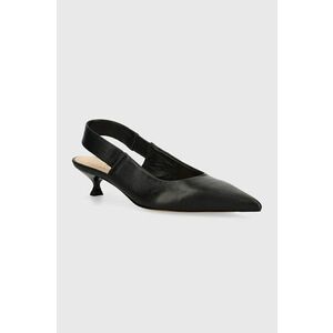 AGL stilettos de piele LENOR culoarea negru, D167002PCKB0741013 imagine