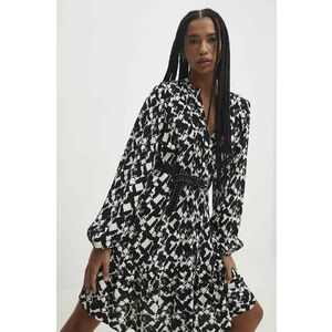 Answear Lab rochie culoarea negru, mini, oversize imagine