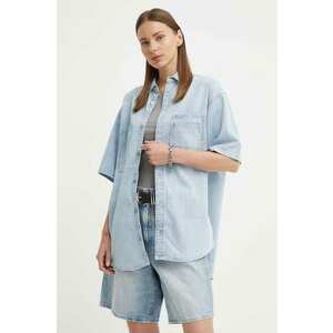 G-Star Raw camasa jeans femei, cu guler clasic, relaxed, D24882-D252 imagine
