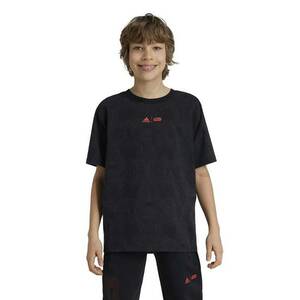 adidas tricou copii J SW ZNE T culoarea negru, modelator, IV9637 imagine