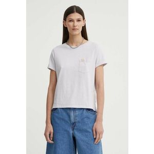 Levi's tricou din bumbac femei, culoarea violet imagine