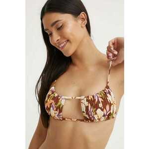 Billabong sutien de baie JUNGLE BLISS culoarea maro, cupa usor rigidizata, ABJX301000 imagine