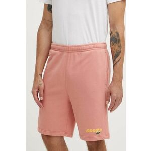 Lacoste pantaloni scurti din bumbac culoarea bordo imagine