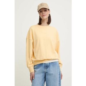 Pepe Jeans bluza EVELYN femei, culoarea galben, neted, PL581442 imagine