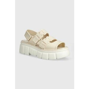 Melissa sandale REBEL SANDAL AD femei, culoarea bej, cu platforma, M 35830 AY856 imagine