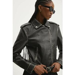 Answear Lab geaca ramones femei, culoarea negru, de tranzitie imagine