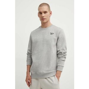 Reebok bluza Identity barbati, culoarea gri, melanj, 100202866 imagine