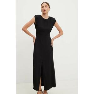 Answear Lab rochie culoarea negru, midi, drept imagine