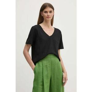 United Colors of Benetton tricou din bumbac femei, culoarea negru, 3BVXD400H imagine