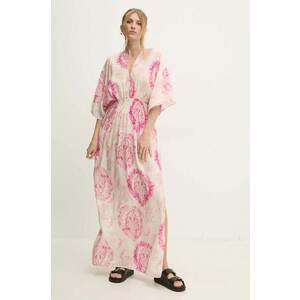 Answear Lab rochie culoarea roz, maxi, evazati imagine