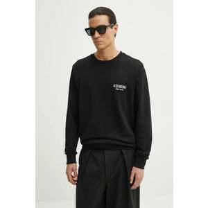 Iceberg hanorac de bumbac barbati, culoarea negru, cu imprimeu, E011 6300 imagine