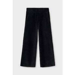 Mayoral pantaloni din catifea pentru copii culoarea negru, neted, 7549 imagine
