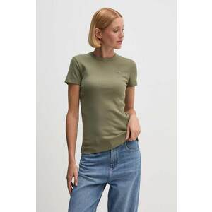 Lacoste tricou din bumbac culoarea verde imagine