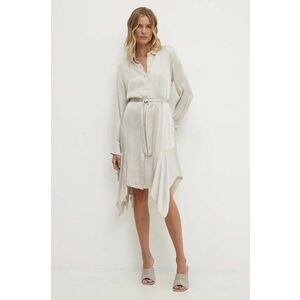 Answear Lab rochie culoarea bej, mini, drept imagine