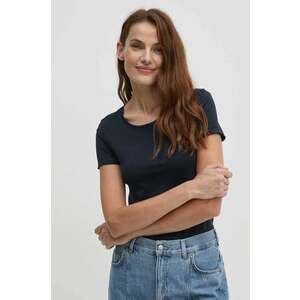Sisley tricou femei, culoarea albastru marin imagine