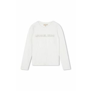 Michael Kors longsleeve copii culoarea alb, R30138 imagine