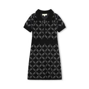 Michael Kors rochie fete culoarea negru, mini, drept, R30167 imagine