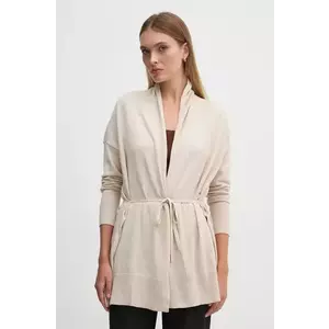 Pepe Jeans pulover ISELA CARDIGAN femei, culoarea bej, light, PL702223 imagine