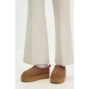 Answear Lab cizme de zapada din piele intoarsa culoarea maro imagine