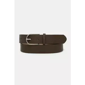 Marc O'Polo curea de piele barbati, culoarea maro, 40817739501133 imagine