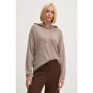 United Colors of Benetton pulover din amestec de lana femei, culoarea maro, light imagine