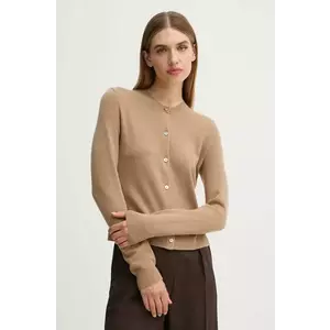 Theory cardigan din casmir culoarea bej, light, O0818705 imagine