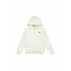 Levi's bluza copii BATWING CHEST HIT HOODIE culoarea alb, cu glugă, neted, 3EL078 imagine