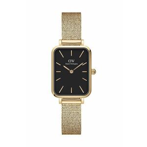 Daniel Wellington ceas Quadro 20x26 femei, culoarea auriu imagine