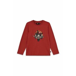 Lego longsleeve copii LWTANO 708 culoarea bordo, cu imprimeu, 12011291 imagine