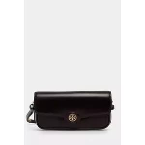 Tory Burch poseta de piele Robinson culoarea bordo, 161938.616 imagine