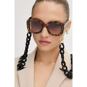 Carolina Herrera ochelari de soare femei, culoarea maro, HER 0254/S imagine