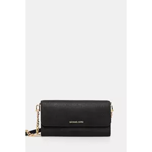 MICHAEL Michael Kors poseta piele culoarea negru, 32S4GJ6C9L imagine